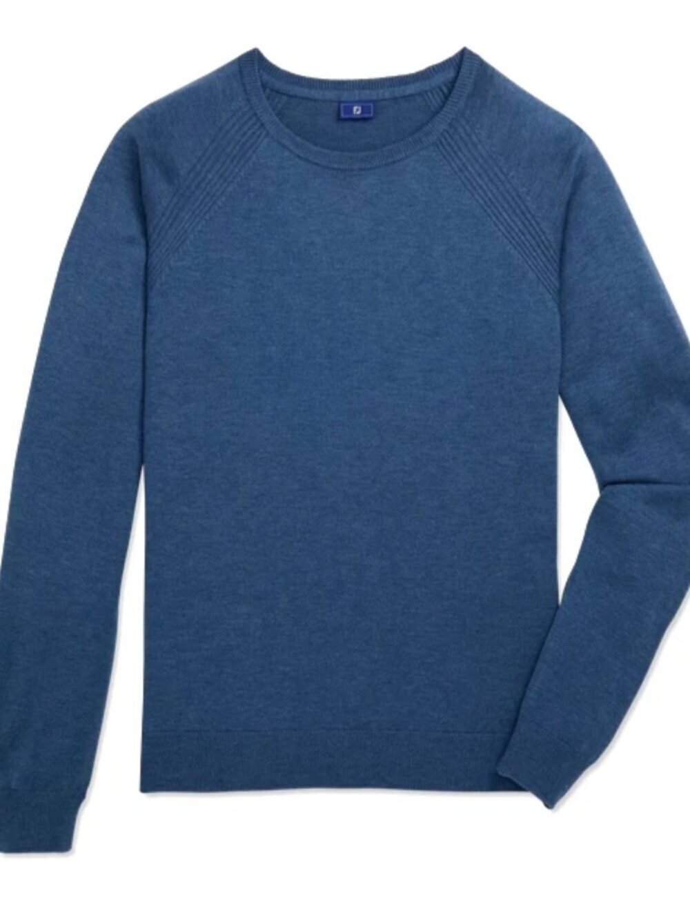 NWT FootJoy Men's Heather Storm Blue Crewneck Sweater XXL
